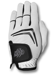 Men’s White CaddyDaddy Claw Golf Glove